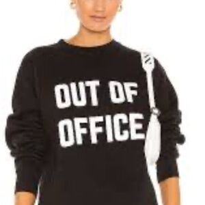Black 'Out of Office' Sweatshirt